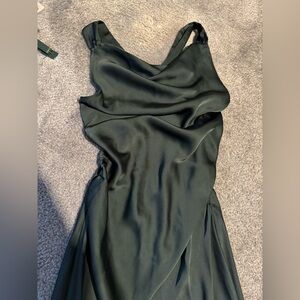 MELLODAY Forest Green Dress